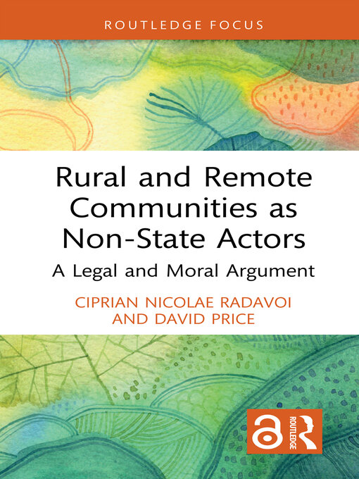 תמונה של  Rural and Remote Communities as Non-State Actors